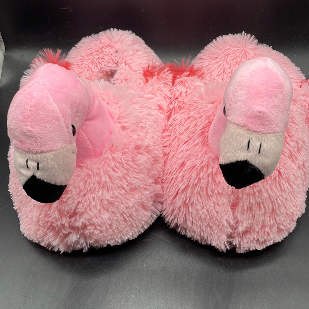 Pink Flamingo Slippers